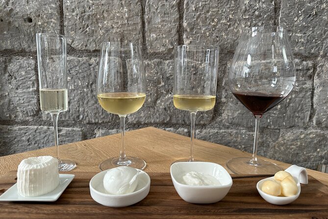 4 Wines and 4 Mozzarella Tasting - Why mozzarella makes sense in Sorrento