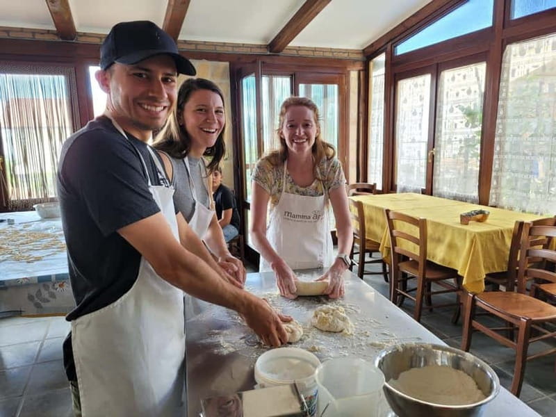 Amalfi: Make Gnocchi, Mozzarella and Tiramisù - Making mozzarella from genuine farm milk