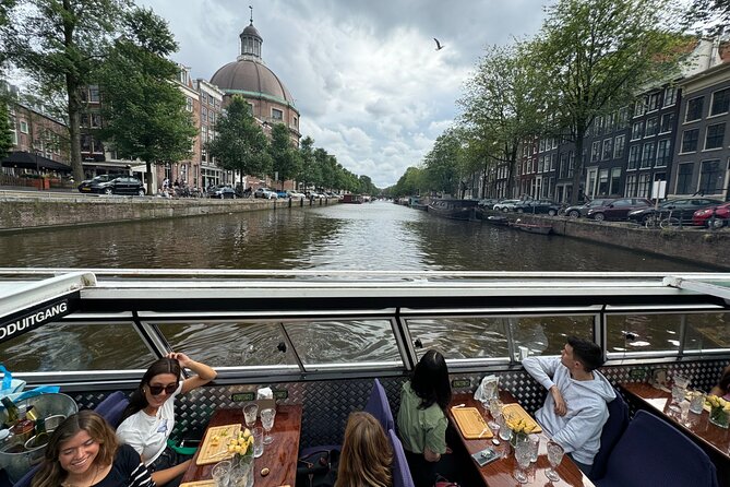 Amsterdam Cheese and Wine Canal Cruise - The Amstel, Amstel Church, and Skinny Bridge