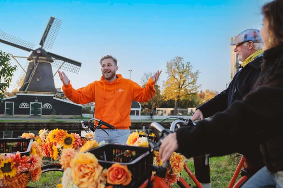 Amsterdam: E-Bike, Cheese, Windmill & Countryside Tour - Crossing the IJ and finding the quieter side
