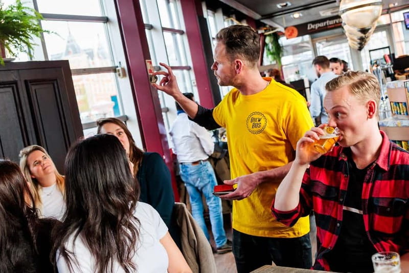 Amsterdam: Guided Craft Beer Tasting with cheese and snacks - Arriving behind Central Station at ClinkNOORD
