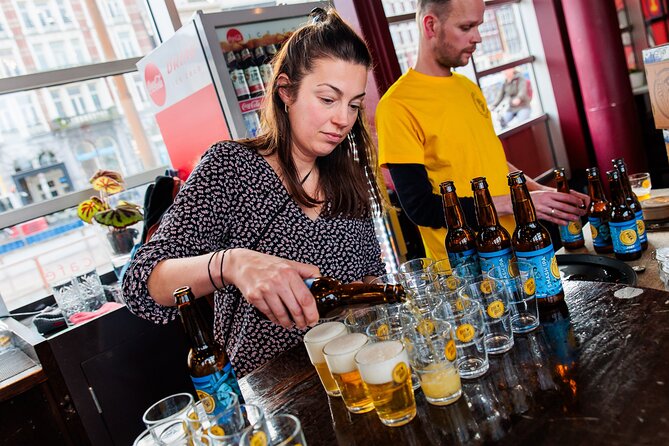 Amsterdam Guided Craft Beer Tasting with Cheese & Sausauge - The hostel setting: practical, not atmospheric