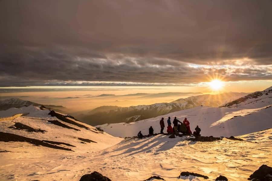 Andes Half-Day Private Tour with Wine and Cheese Tasting - Wine and cheese above the city