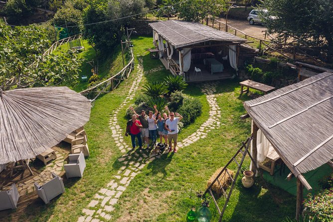 Authentic Farm Tour with Pizza, Cheese, Wine & Limoncello Tasting - A welcome drink and a look at farm life