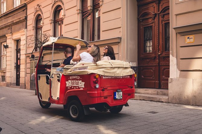 Budapest Private Tuk Tuk Tour with Wine Tasting and Cheese Platter - Gellért Hill gives the tour its best views