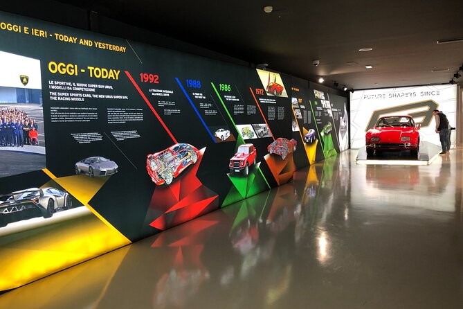 Cars&Food: Lambo, Ferrari, Parmigiano, Balsamic, PrivateTransport - Lamborghini’s compact MUDETEC museum