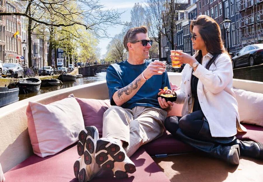 Cheese & Drinks Guided Amsterdam Boat Tour, All Inclusive - Starting at Oudezijds Voorburgwal 226