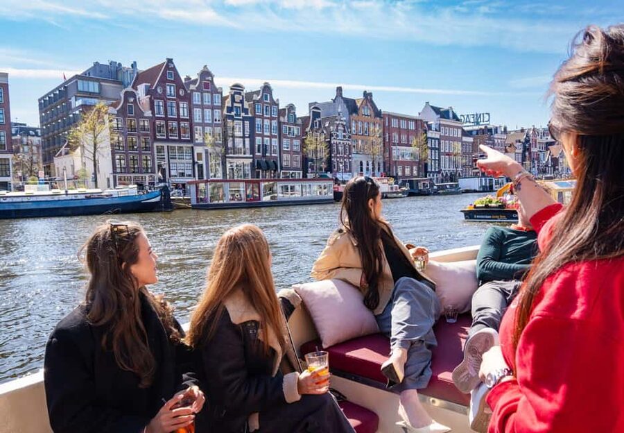 Cheese & Drinks Guided Amsterdam Boat Tour, All Inclusive - NEMO Science Museum from the Water