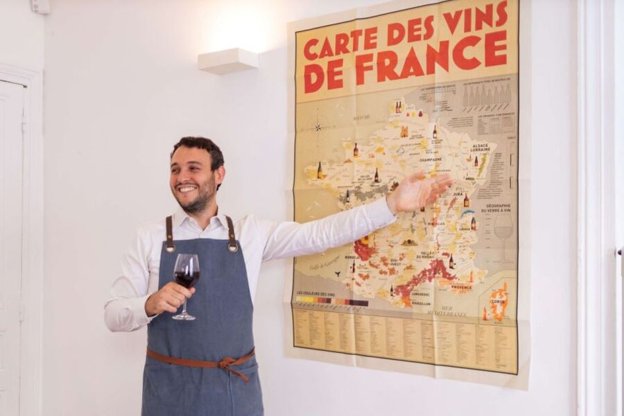 Cheeses and Wines Tour de France with Tasty Games - Hervé’s teaching style and the social side