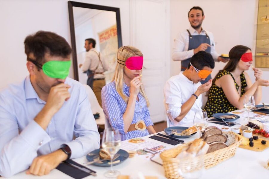 Cheeses and Wines Tour de France with Tasty Games - Blind tasting games that make you pay attention