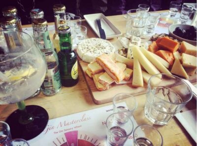 Distillery Masterclass – 8 Scottish gins paired with cheeses