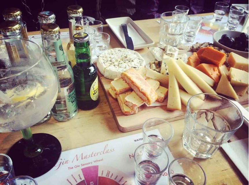 Distillery Masterclass - 8 Scottish gins paired with cheeses - Starting at 56 North, Scotland’s oldest gin bar