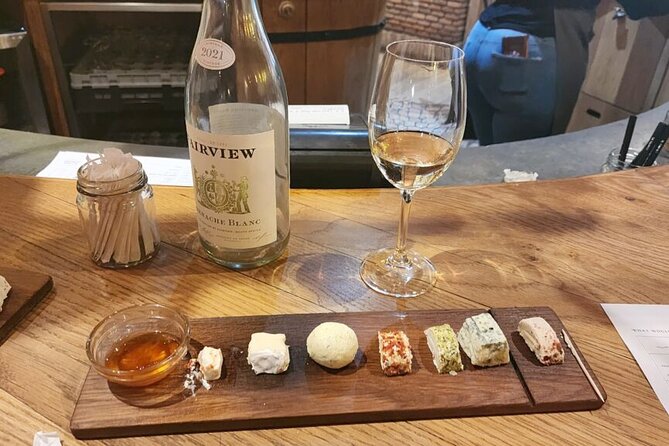 Experience 16 Wine Tasting & 6 Cheese Pairing across 3 Vineyards - Vredenheim: mountain views, farm animals, and an optional big cat visit