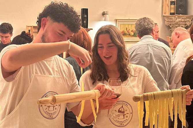 Florence: Flambé Cheese Wheel Truffle Pasta Class & Tiramisù - What the Three-Hour Evening Includes