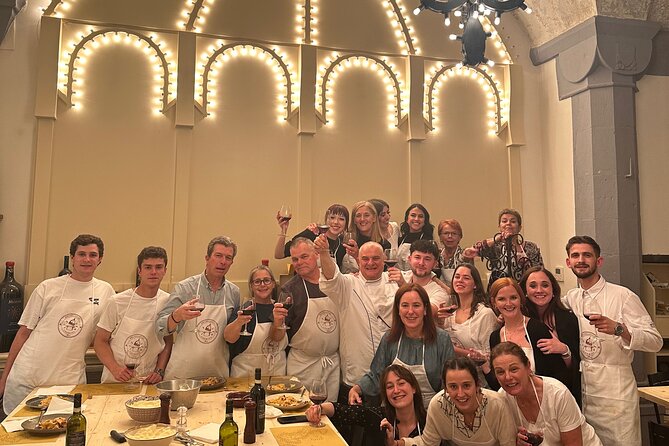 Florence: Flambé Cheese Wheel Truffle Pasta Class & Tiramisù - Family Use and Wheelchair Access
