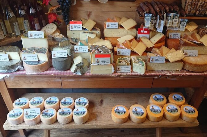 From Basel: Thun Tour, Beatus Caves, Lake Cruise & Cheese - St. Beatus Caves: Beautiful, Narrow, and Hard Work