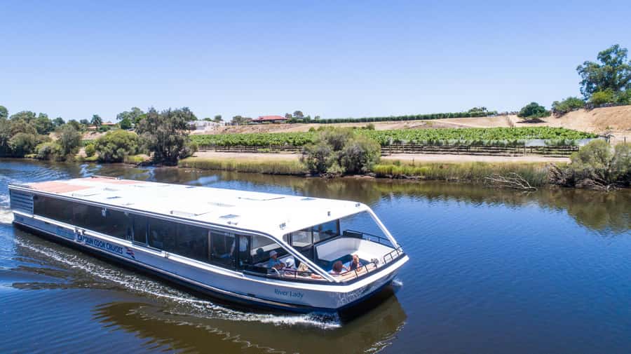 From Perth: Swan Valley Cruise, Winery, Cheese & Lunch - Boarding at Pier 3 and settling in