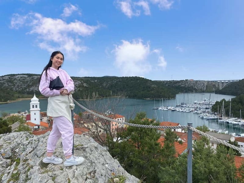 From Split: Krka Waterfalls with Wine & Cheese Tasting Tour - Swimming at the river mouth near Skradin