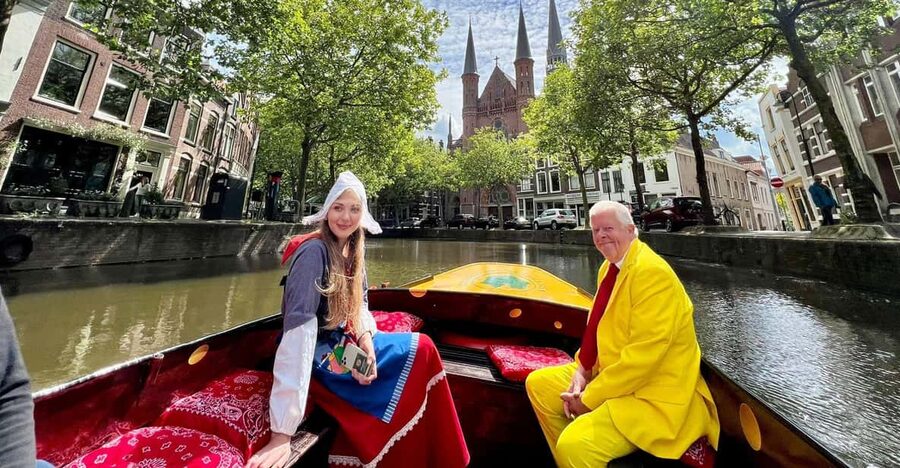 Gouda: Open Boat City Canal Cruise - Why Gouda looks different from the canals