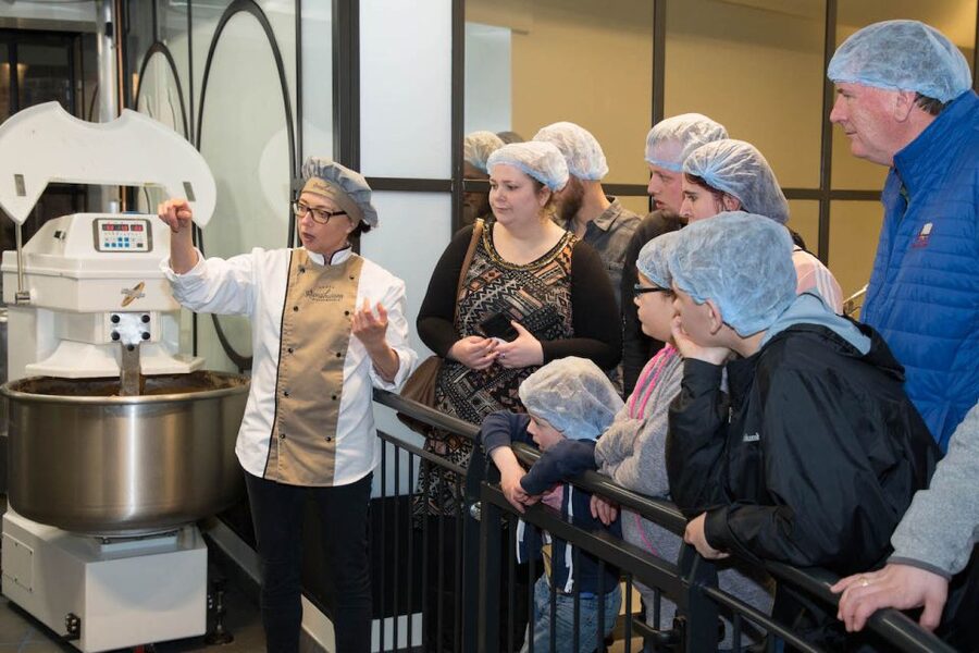 Gouda: Syrup Waffle Factory Ticket with a Waffle - The opening story of a waffle dating to 1810
