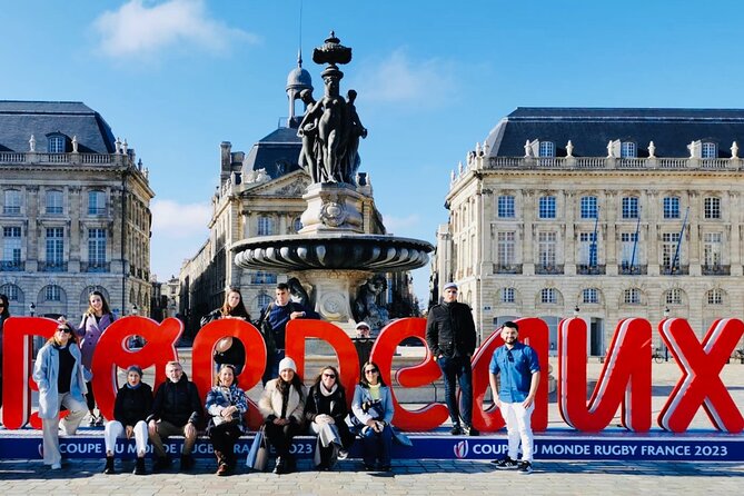 Highlights of Bordeaux Walking Tour + Wine & Cheese Tasting - Place du Parlement and the café square