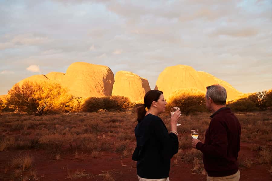 Kata Tjuṯa Sunset Tour with Sparkling Wine and Cheeseboard - Sparkling wine, Australian drinks, and the cheeseboard