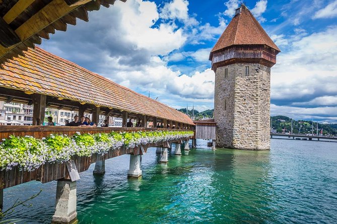 Lucerne CH Experience: Cheese, Chocolate, Chapel Bridge & Château - The three-minute elevator ride to the castle