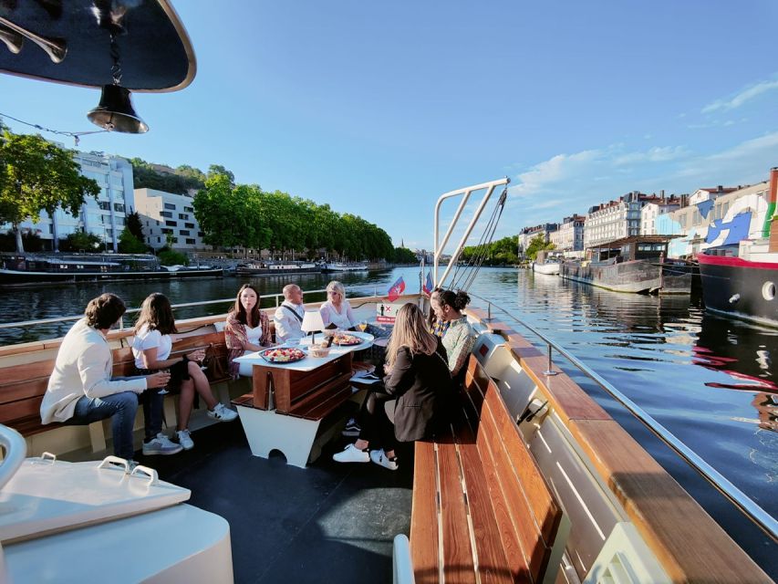 Lyon: City Cruise with Charcuterie, Cheese, and Wine - What you see during the 90-minute route
