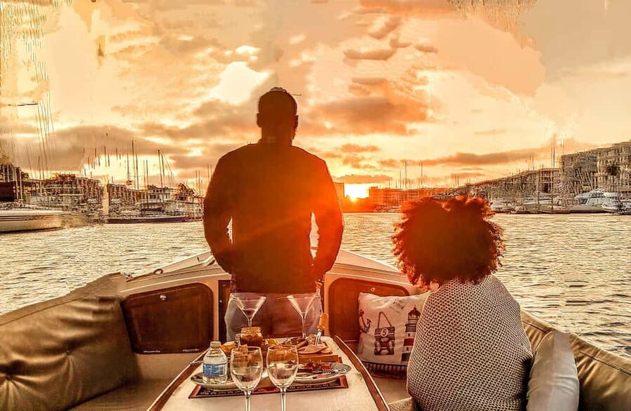 Marina Del Rey: Romantic Cruise, Wine, Cheese, Sealions - Quiet electric cruising past yachts and homes