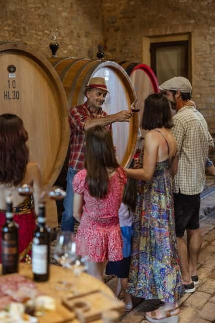 MONTALCINO : Wine Tasting with Tuscan Cold Cuts and Cheese - Inside the winery: traditional methods and a family touch