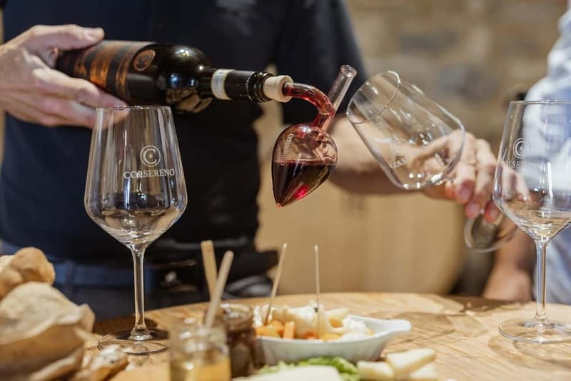 MONTALCINO : Wine Tasting with Tuscan Cold Cuts and Cheese - Homemade bread, Tuscan oil, meat, and cheese