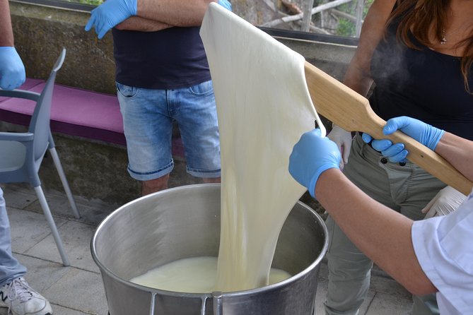 Mozzarella Class or Pizza Class - Furore and the mozzarella lesson