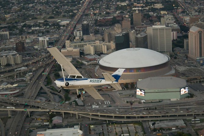 New Orleans VIP Sightseeing Flight with Champagne & Chocolates or Wine & Cheese - Champagne and chocolates, or wine and cheese