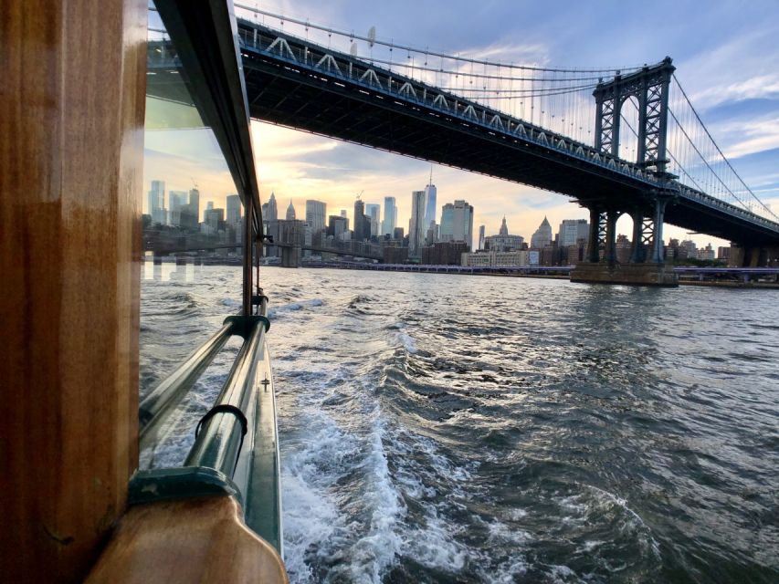 New York City: Champagne and Cheese Pairing Cruise - Statue of Liberty and Ellis Island from the water