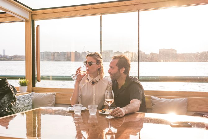 New York City: Champagne, Cheese, Caviar & Sightseeing Cruise - The Hudson River view of Lower Manhattan