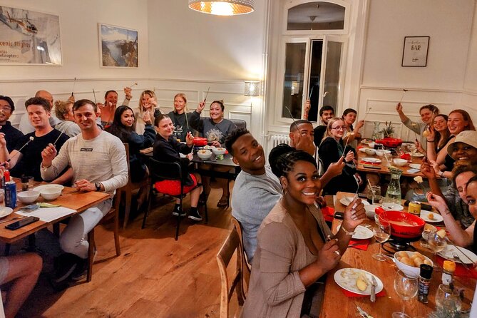 Night Sledding and Fondue Feast Interlaken - The 5-kilometer sled run through woods and meadows