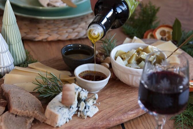 Olive Oil, Cheese, and Wine Tasting with Local Expert - California wine adds a second layer