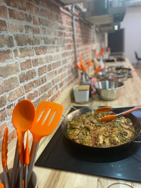 Paella and Burnt Basque Cheesecake - The kitchen, equipment, and group size