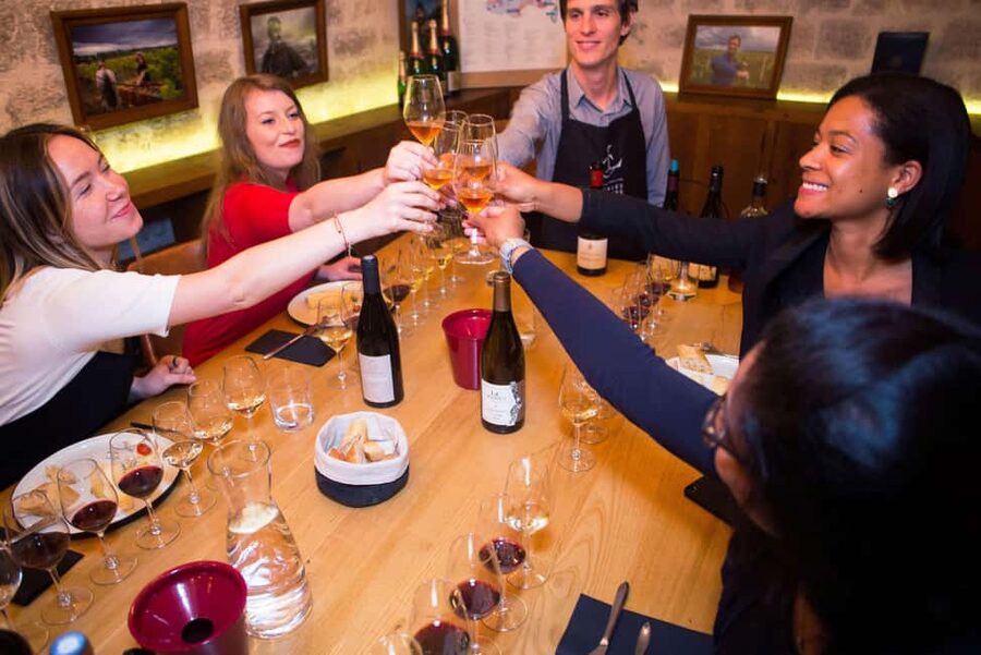 Paris: 10 Wines & 10 Cheeses tasting in French - The Cellar Setting And Group Size