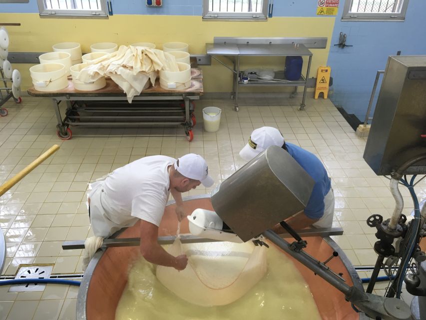 Parma: Parmigiano-Reggiano Tour and Tasting - From milk to curd in copper kettles