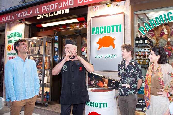 Prati Food Tour with Pizza Pasta and Parmigiano - Stop two: Salumi, cheese, and aged balsamic