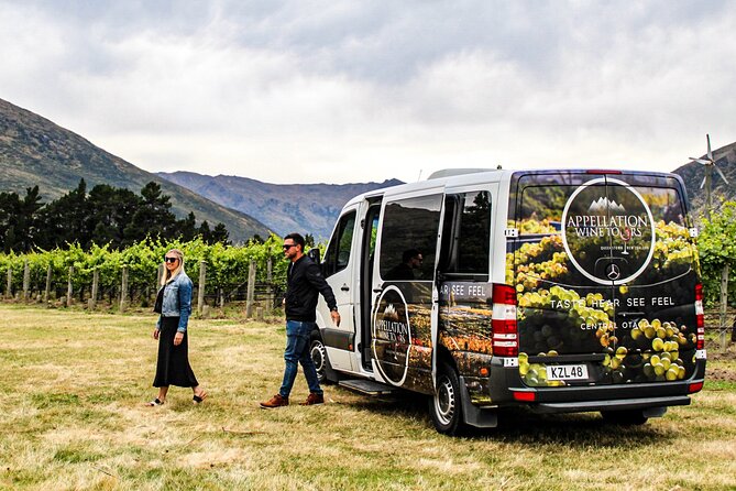 Queenstown Classic Wine Tour: 3 Winery Visits, Cave Tour & Cheese - Mt Rosa, wine, and the cheeseboard