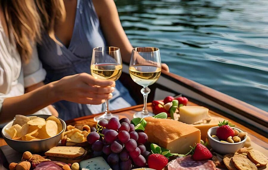 Romantic Boat Cruise with Wine & Cheese or Surprise Dinner - Why the electric Duffy boat matters