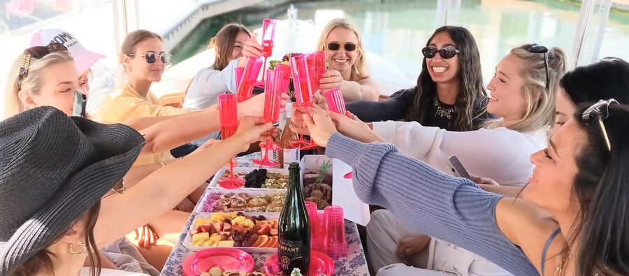 Romantic Boat Cruise with Wine & Cheese or Surprise Dinner - Wine, music, and the optional food packages