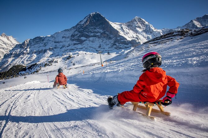 Sledding Cheese Fondue, Chocolate - A 1.5-hour descent beneath the big three