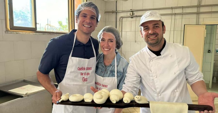 Sorrento Coast Mozzarella Tasting & Cheese Making Experience - Arriving at the Vico Equense dairy
