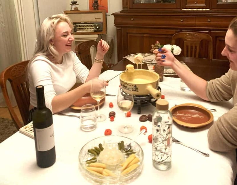 Traditional Swiss Dinner: Cheese Fondue, Appetizers/Dessert - A home-cooked evening rather than a restaurant reservation