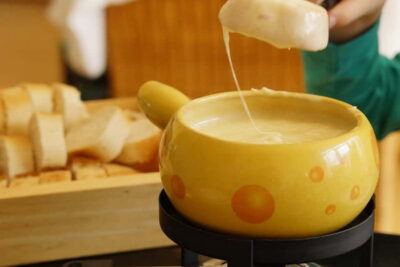 Traditional Swiss Dinner: Cheese Fondue, Appetizers/Dessert