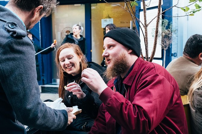 Ultimate London Cheese Crawl : Guided Food Tour - Sampling while walking toward Covent Garden