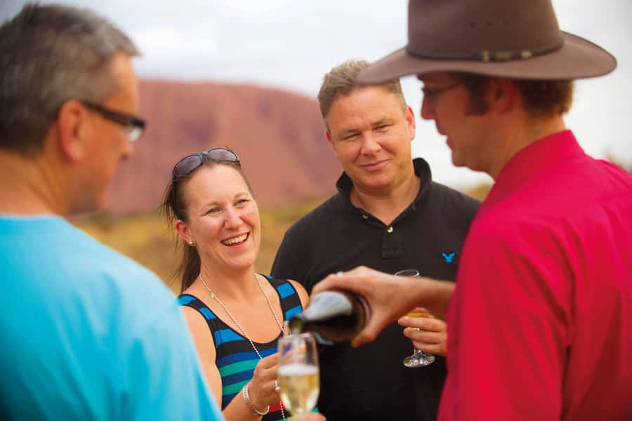 Uluru 1.5-Hour Sunset Tour with Sparkling Wine & Cheeseboard - Sparkling wine, cheese, and practical snacking
